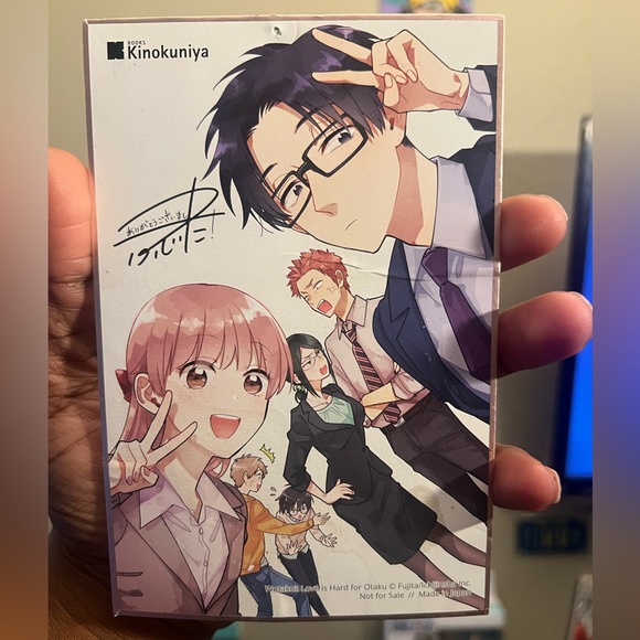Wotakoi: Love Is Hard For Otaku complete set including shikishi - Picture 3 of 3